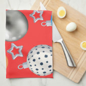 prettige feestdagen theedoek (Quarter Fold)