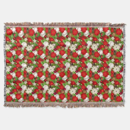 prettige feestdagen Throw Deken (Voorkant)