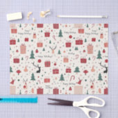 prettige feestdagen tissuepapier (Craft)