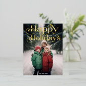 Prettige feestdagen Traditioneel (Staand Voorkant)