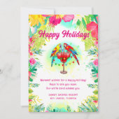 Prettige feestdagen Tropisch Feestdagenkaart (Voorkant)