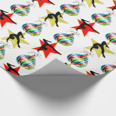 PRETTIGE FEESTDAGEN TURNEN KERSTCADEAUS CADEAUPAPIER (Hoek)