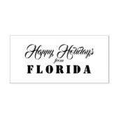 Prettige feestdagen uit Florida Rubberstempel (Afrduk)