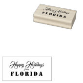 Prettige feestdagen uit Florida Rubberstempel (Gestempeld)