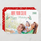 Prettige feestdagen Vakantie hebben je verkopers Feestdagenkaart (Voorkant / Achterkant)