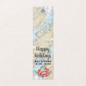 prettige feestdagen van Baltimore Nautical Gift La Kaart (Buitenkant ongevouwen)