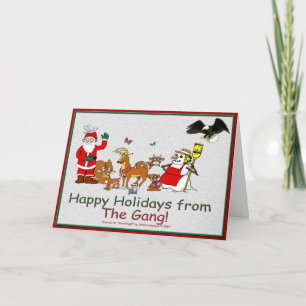 prettige feestdagen van de Gang!