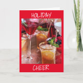 *** PRETTIGE FEESTDAGEN van ons huis naar jullie** Kaart (Voorkant)