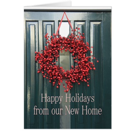 prettige feestdagen van ons nieuwe thuis (Voorkant)