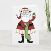 **** PRETTIGE FEESTDAGEN** VAN SANTA! FEESTDAGEN KAART (Voorkant)