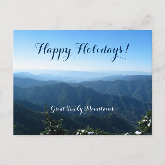 Prettige Feestdagen vanuit Great Smoky Mountains (Voorkant)