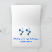 Prettige feestdagen Varkenskostuum kerst Kaart (Binnen)