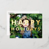 Prettige feestdagen Vet Moderne Typografie (Voorkant / Achterkant)