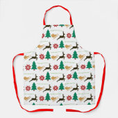 prettige feestdagen | Vroegere kerstmis Schort (Voorkant)