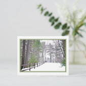 Prettige feestdagen/Walden Pond: Briefkaart (Staand voorkant)