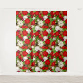 prettige feestdagen wandkleed (Voorkant)