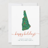 prettige feestdagen Warm Wishes uit New Hampshire