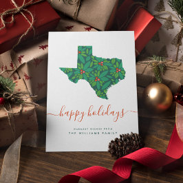 prettige feestdagen Warm Wishes uit Texas