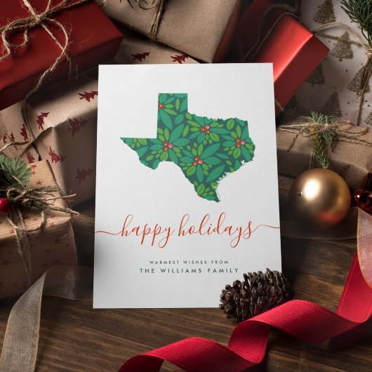 prettige feestdagen Warm Wishes uit Texas