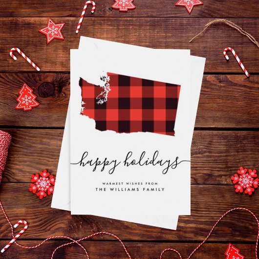 prettige feestdagen Warm Wishes uit Washington