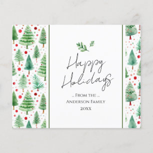 Prettige feestdagen Waterverf