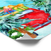 prettige feestdagen Waterverf Poster schilderen (Hoek)