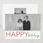 Prettige Feestdagen Wenskaart Feestdagenkaart (Voorkant / Achterkant)