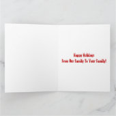 prettige feestdagen Wenskaart Kaart (Binnen)