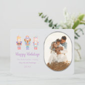 Prettige feestdagen Wenskaart Notenkraker Kaart (Staand voorkant)