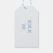 Prettige feestdagen Whimsical Cadeaulabel (Achterkant)