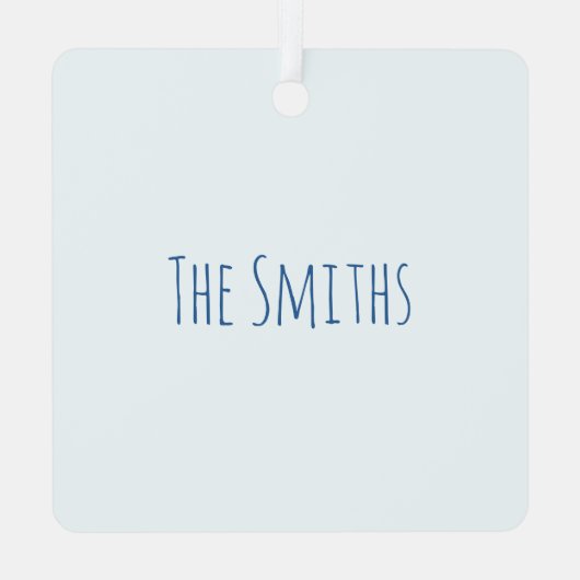 Prettige feestdagen Whimsical Metalen Ornament (Achterkant)