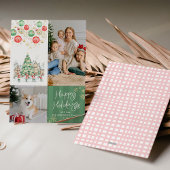 Prettige feestdagen Whimsical Winter Village Feestdagenkaart