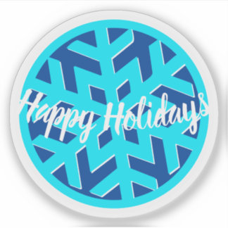 prettige feestdagen | WINTER WONDERLAND | Snowflak Sticker