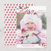 Prettige feestdagen Winterbessen Feestdagenkaart (Voorkant / Achterkant)