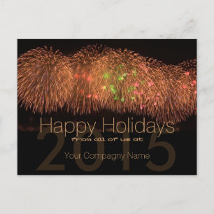 Prettige feestdagen zakelijk Briefkaart