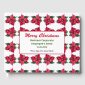 Prettige feestdagen Zakelijke kerst Gastenboek (Voorkant)