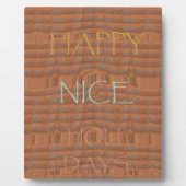 Prettige feestdagen Zebra Art Print Fotoplaat (Voorkant)