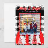 prettige feestelijke feestjes aankondiging (Voorkant / Achterkant)