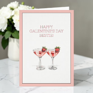 Prettige Galentine's Day Beste Vriendin Cocktails