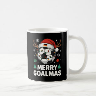 Prettige Goalmas - Grappig Voetbal Kerstfeest Koffiemok
