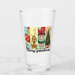 Prettige Grinch-kerst Kerst Collage Glas