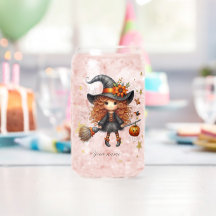 Prettige Halloween Pompoenen Iced Coffee Glas
