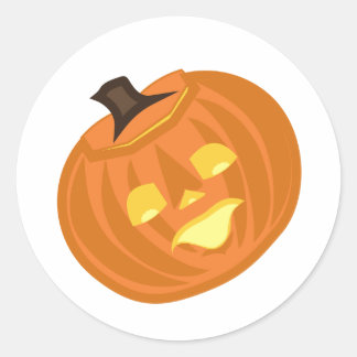 Prettige Halloween-thema Ronde Sticker