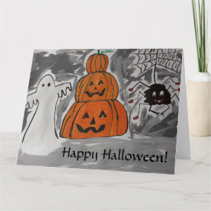 Prettige Halloween wenskaart Kaart