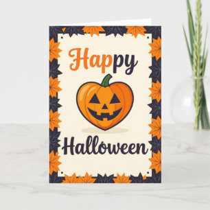 Prettige Halloweenkaart, Halloweenkaart Feestdagen Kaart