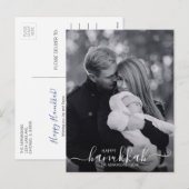 Prettige Hanukkah-vakantie foto ansichtkaart Feestdagenkaart (Voorkant / Achterkant)