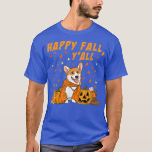Prettige herfst allemaal Corgi-hondliefhebber T-shirt