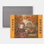 Prettige Herfst Magneet (Voorkant / Achterkant)