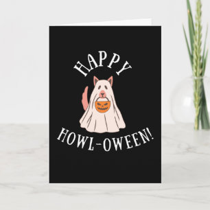 Prettige Hoe-ween Groet – Grappige Hondenliefhebbe Kaart