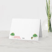 Prettige Hula-dagen 3 Wenskaart Kaart (Achterkant)